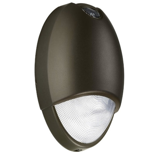 Lithonia AFFINITY Oval LED Emergency Light – Dark Bronze